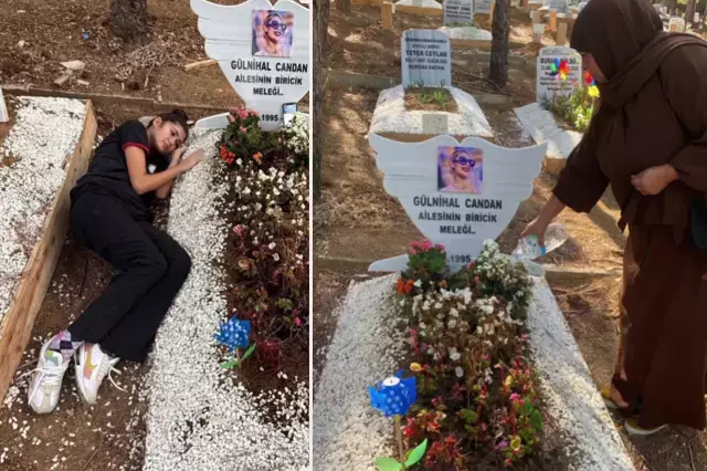 Nihal Candan'ın annesinden mezar başında yürek yakan sözler